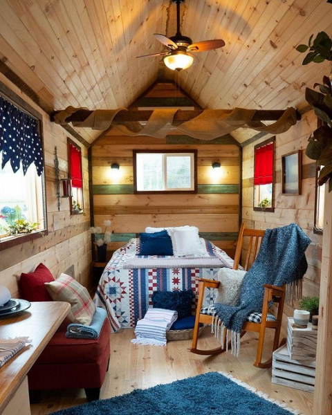 6 маленьких домиков с уютными интерьерами, в которых хочется провести новогодние каникулы